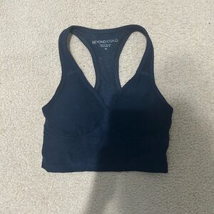 Beyond Yoga Deep Blue Sports Bra